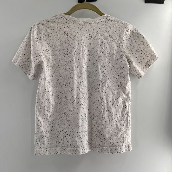 H&M Kids White Speckled "Great Vibes" Graphic T-Shirt 12Y Short Sleeve Cotton - Picture 7 of 9